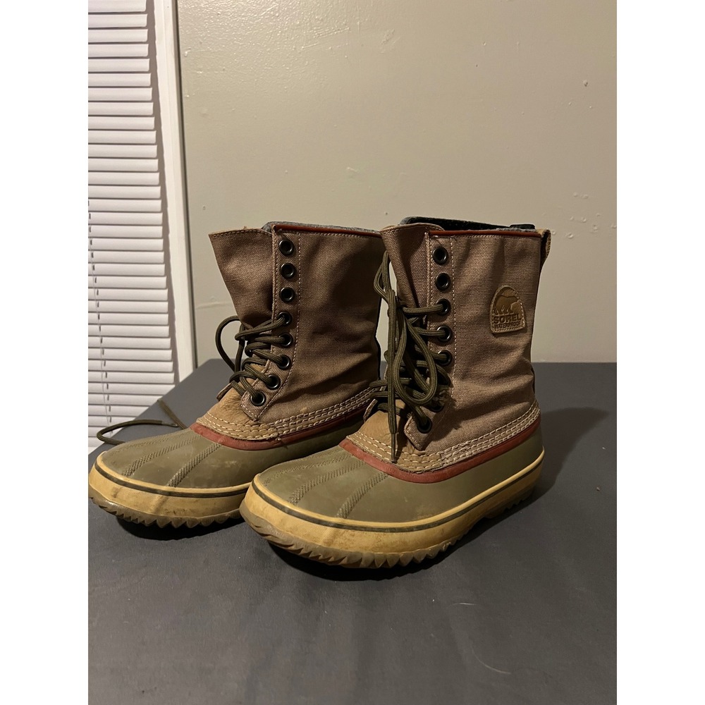 Sorel 1964 Premium T Men's Canvas Waterproof Winter Duck Boots Brown 7